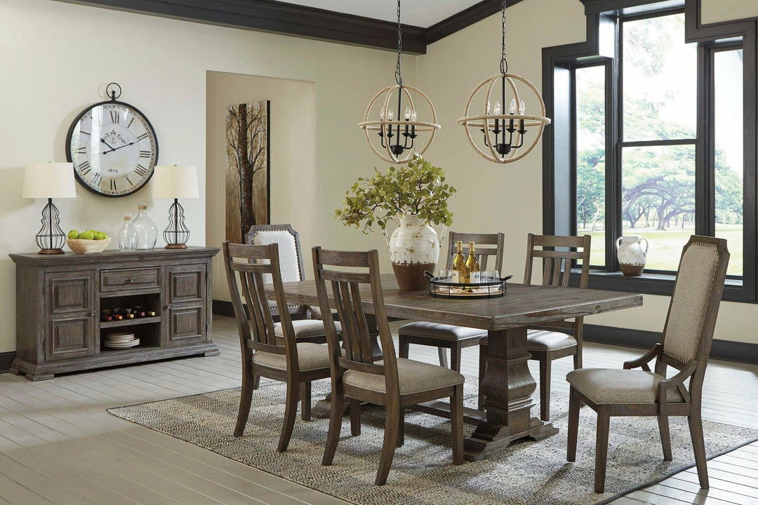 Best deal ⌛ Signature Design By Ashley® Dining Room Sets Wyndahl - Rustic Ultimate Best In Class Rectangular Dining Room Extension Table, 4 Upholstered Side Chairs, 2 Upholstered Side Chairs 👏 3 Signature Design By Ashley® Dining Room Sets Wyndahl - Rustic Ultimate Best In Class Rectangular Dining Room Extension Table, 4 Upholstered Side Chairs, 2 Upholstered Side Chairs
