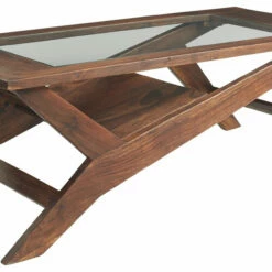 Ashley Furniture Charzine - Warm Brown - Rectangular Cocktail Table