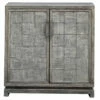 Uttermost Hamadi Distressed Gray 2 Door Cabinet Cabinets
