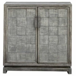 Uttermost Hamadi Distressed Gray 2 Door Cabinet Cabinets