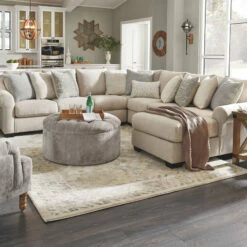 Ashley Furniture Carnaby - Dove - Oversized Accent Ottoman Ottomans
