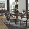 New 💯 Signature Design By Ashley® Adinton - Dark Brown - 8 Pc. - Extension Table, 6 Side Chairs, Server Dining Room Sets 🎉 1 Signature Design By Ashley® Adinton - Dark Brown - 8 Pc. - Extension Table, 6 Side Chairs, Server Dining Room Sets