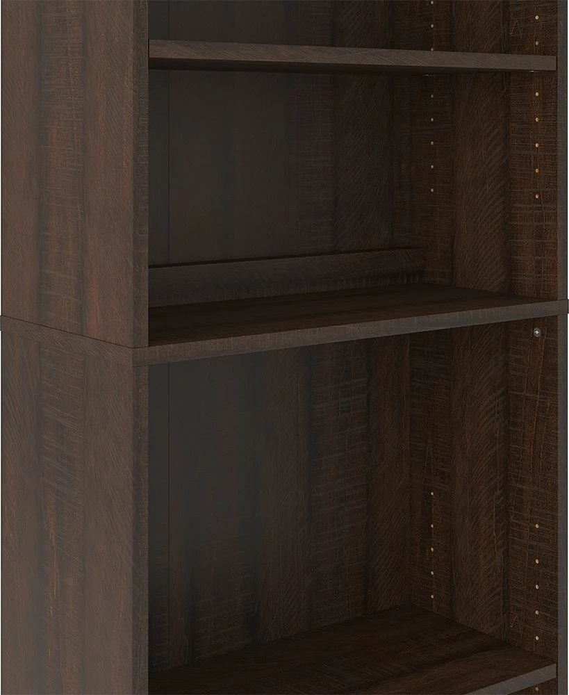 New 💯 Signature Design By Ashley® Home Office Sets Camiburg - Warm Ultimate Best In Class L-Desk With Storage, Bookcase, Swivel Desk Chair ✨ 9 Signature Design By Ashley® Home Office Sets Camiburg - Warm Ultimate Best In Class L-Desk With Storage, Bookcase, Swivel Desk Chair