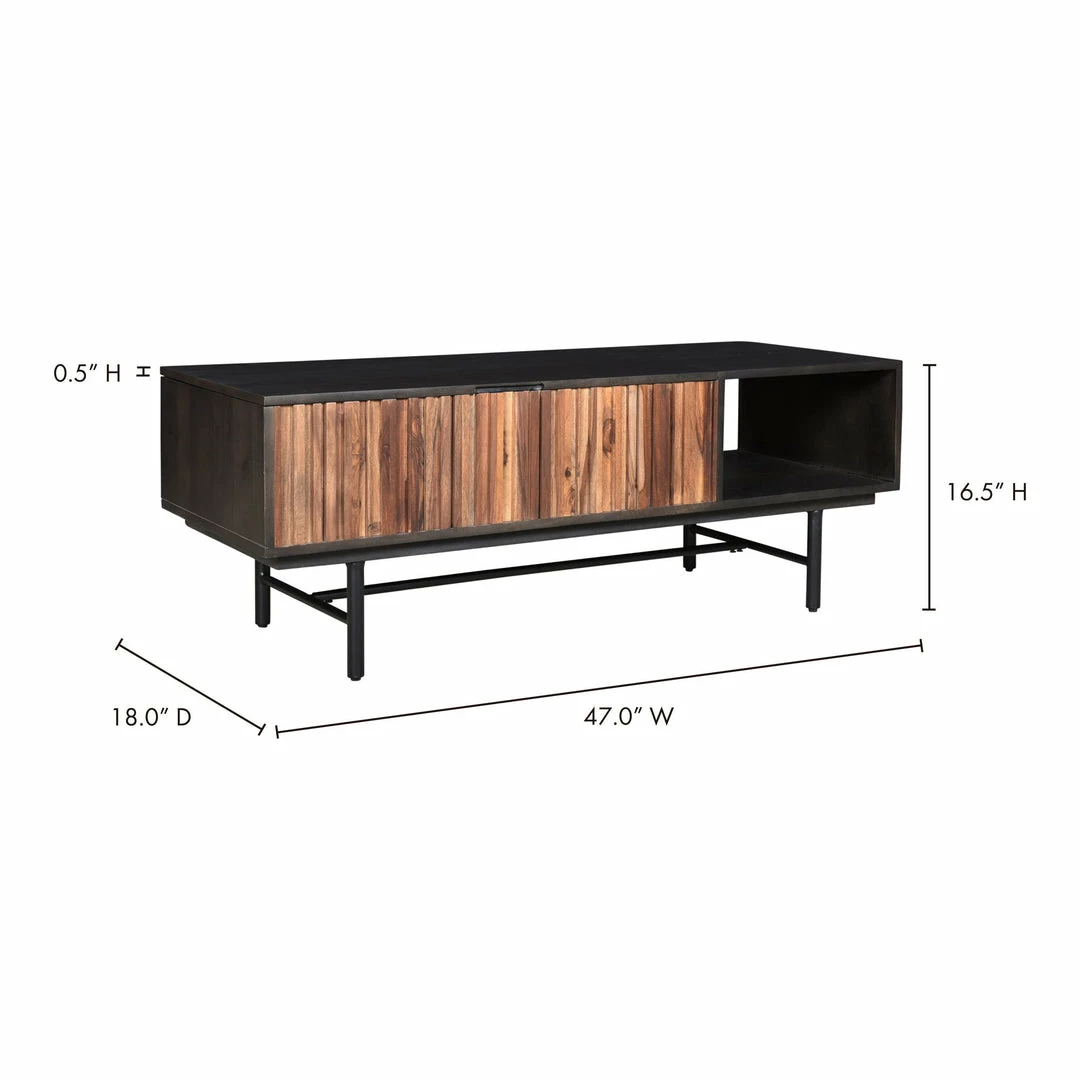 Brand new ๐ Moe's Home Collection Tables Jackson Storage Coffee Table ๐ 6 Moe's Home Collection Tables Jackson Storage Coffee Table