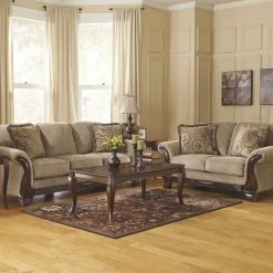 Ashley Furniture Lanett - Barley - Sofa Sofas
