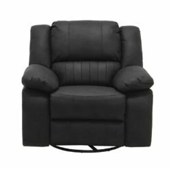 Emerald Home Navaro Swivel Gliding Recliner, Licorice Chairs
