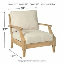 Ashley Furniture Clare - Beige - Lounge Chair W/cushion (1/cn)