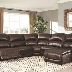 Signature Design By Ashley® Reclining Furniture Hallstrung - Left Arm Facing Zero Wall Power Recliner, Armless Recliner, Wedge, Armless Chair, Right Arm Facing Press Back Power Chaise Sectional