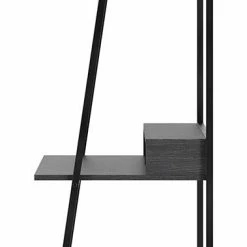 Ashley Furniture Yarlow - Black - Home Office Desk And Shelf