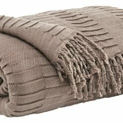 Ashley Furniture Mendez - Taupe - Throw (3/cs)