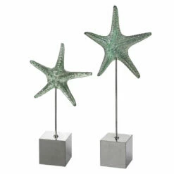 Uttermost Starfish Sculpture S/2 Table Decor