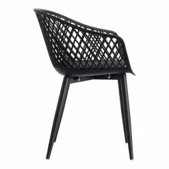 Moe's Home Collection Piazza Outdoor Chair Black-m2