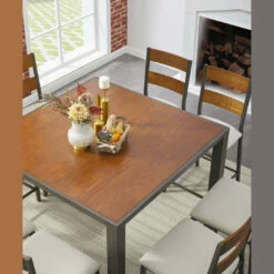 Ashley Furniture Stellany - Dark Brown - Square Drm Counter Table Tables