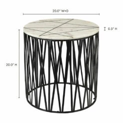 Discount 🔥 Moe's Home Collection Tables Calcutta Side Table 🛒 5 Moe's Home Collection Tables Calcutta Side Table