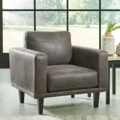 Signature Design By Ashley® Arroyo - 2 Pc. - Smoke - Chair, Ottoman Chair & Ottoman Sets