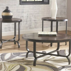 Promo 😍 Ashley Furniture Tables Ferlin - Dark Brown - Occasional Table Set (3/cn) 😀 11 Ashley Furniture Tables Ferlin - Dark Brown - Occasional Table Set (3/cn)