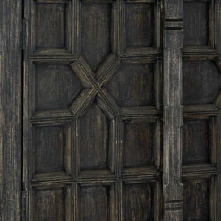 Ashley Furniture Cabinets Roseworth - Distressed Black - Accent Cabinet