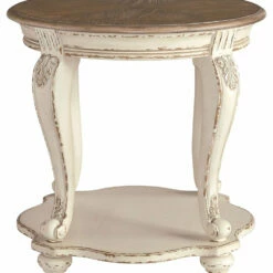 Best Pirce ๐ Ashley Furniture Realyn - White/brown - Round End Table Tables ๐คฉ 11 Ashley Furniture Realyn - White/brown - Round End Table Tables