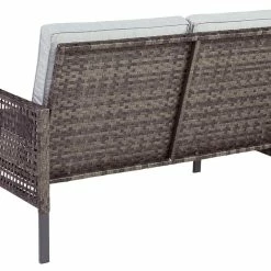 Ashley Furniture Outdoor Sets Lainey - Two-tone Gray - Love/chairs/table Set (4/cn)