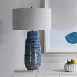 Uttermost Magellan Blue Table Lamp Accessories