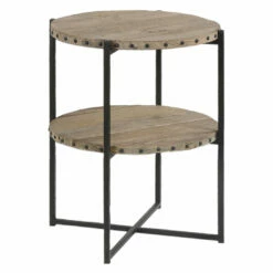 Uttermost Kamau Round Accent Table Tables