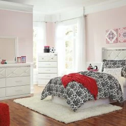 Signature Design By Ashley® Dreamur - Best In Class - Panel Headboard With Bolt On Metal Frame Beds