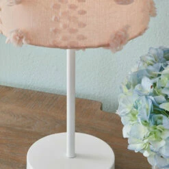 Ashley Furniture Kaelene - Pink/white - Metal Table Lamp (1/cn) Accessories