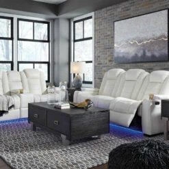 Signature Design By Ashley® Party Time - Power Sofa, Loveseat - Set Living Room Sets