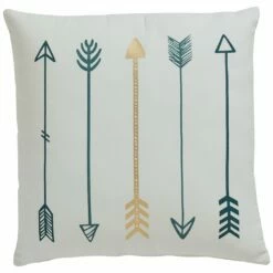 Ashley Furniture Accessories Gyldan - White/teal/gold - Pillow (4/cs)