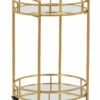 Ashley Furniture Bars & Bar Carts Wynora - Gold - Bar Cart