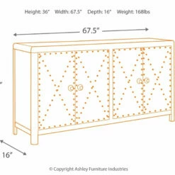 Ashley Furniture Cabinets Rock Ridge - Accent Cabinet