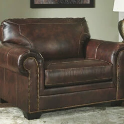 Brand new 🔥 Ashley Furniture Roleson - Walnut - Chair And A Half Chairs ❤️ 16 Ashley Furniture Roleson - Walnut - Chair And A Half Chairs