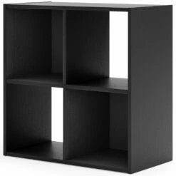 Ashley Furniture Langdrew - Black - Four Cube Organizer