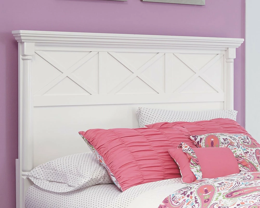 Budget 🔥 Ashley Furniture Kaslyn - White - Queen Panel Headboard ⭐ 4 Ashley Furniture Kaslyn - White - Queen Panel Headboard