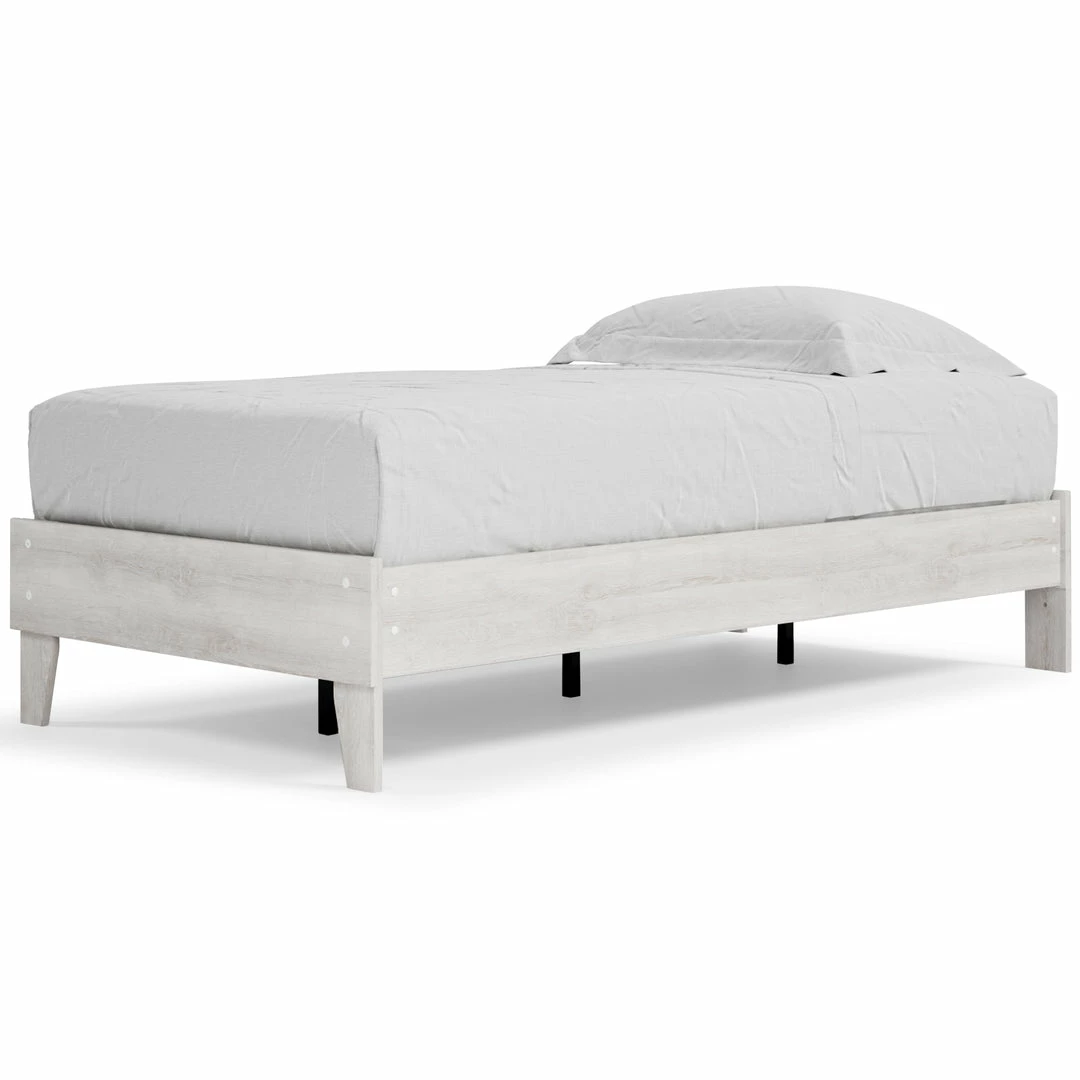 Flash Sale 👏 Signature Design By Ashley® Paxberry - Whitewash - Twin Platform Bed Beds ✔️ 10 Signature Design By Ashley® Paxberry - Whitewash - Twin Platform Bed Beds