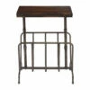 Uttermost Sonora Industrial Magazine Accent Table