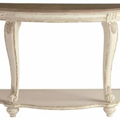 Ashley Furniture Realyn - White/brown - Sofa Table