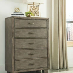 Signature Design By Ashley® Arnett - Gray - Dresser, Mirror, Bookcase Bed