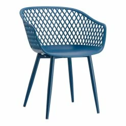 Moe's Home Collection Piazza Outdoor Chair Blue-m2