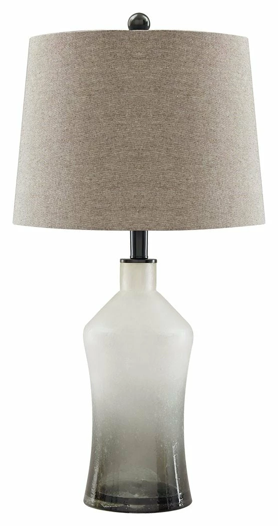 New ✨ Ashley Furniture Nollie - Gray - Glass Table Lamp (2/CN) 🔥 5 Ashley Furniture Nollie - Gray - Glass Table Lamp (2/CN)