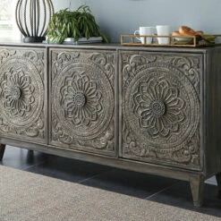 Ashley Furniture Fair - Dark Brown - Accent Cabinet Tables