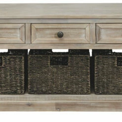 Ashley Furniture Benches Oslember - Light Brown - Storage Bench