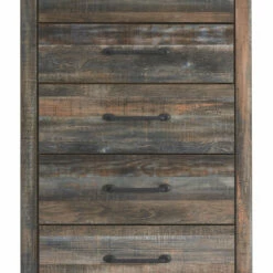 Ashley Furniture Drystan - Brown / Beige - Five Drawer Chest Chests