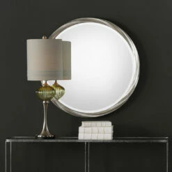 Accessories Uttermost Orion Silver Round Mirror