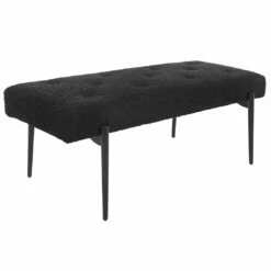 Benches Uttermost Olivier Modern Black Bench