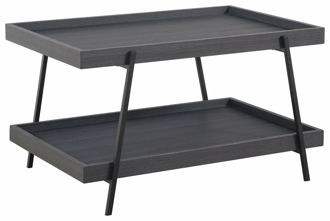 Discount ๐ Ashley Furniture Tables Yarlow - Black - Rectangular Cocktail Table ๐ 3 Ashley Furniture Tables Yarlow - Black - Rectangular Cocktail Table