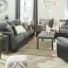 Signature Design By Ashley® Millingar - Smoke - 3 Pc. - Sofa, Loveseat, Rocker Recliner Living Room Sets