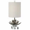 Accessories Uttermost Silver Lotus Accent Lamp