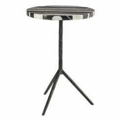 Buy 🌟 Uttermost Fine Line Round Accent Table 🤩 9 Uttermost Fine Line Round Accent Table