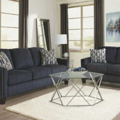 Brand new ⭐ Ashley Furniture Loveseats Creeal - Blue - Loveseat 😍 16 Ashley Furniture Loveseats Creeal - Blue - Loveseat